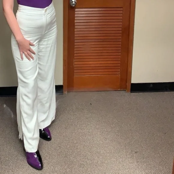 SHEIN purple and black boots - Picture 2 of 5